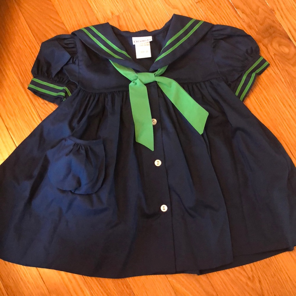 Baby girls C.I. Castro & Co cap sleeve dress